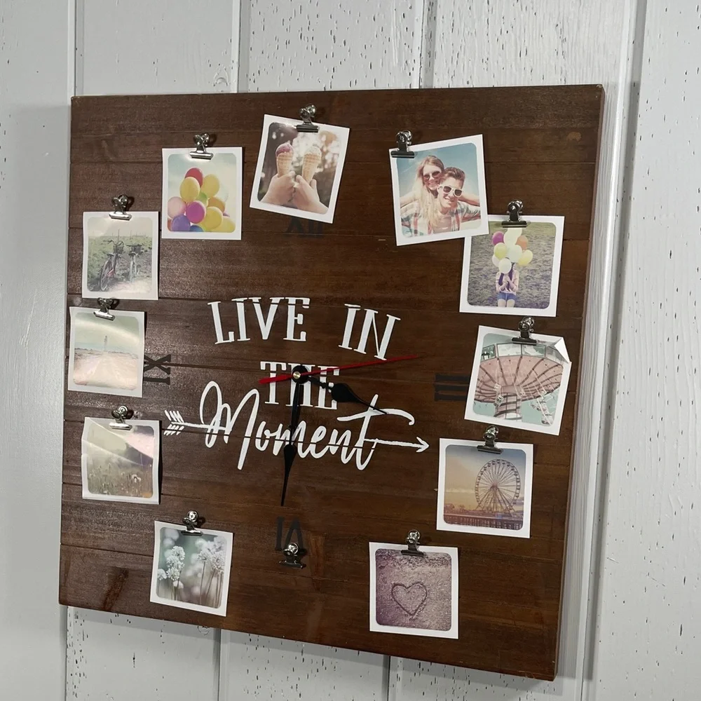 - *NWT Custom Memory Board Wall Clock